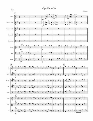 Oye Como Va (arr. Paul Smith)