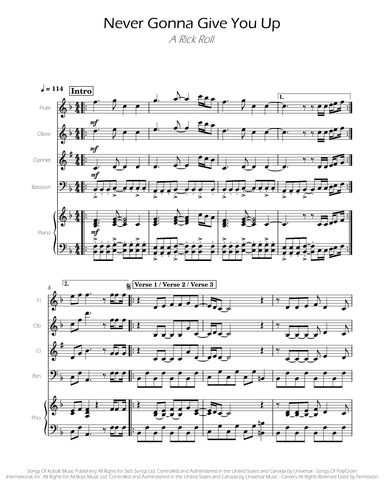 Never Gonna Give You Up (arr. Ygor Nunes)