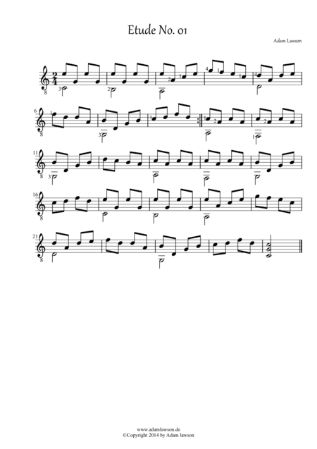 Etude Number 01