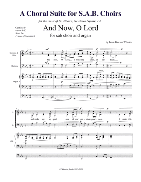 A Choral Suite for S.A.B. Choirs