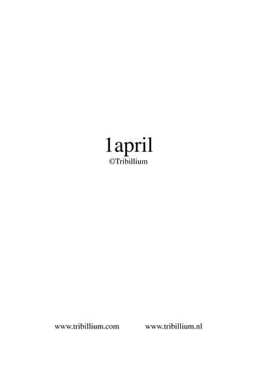 April first (1 April)