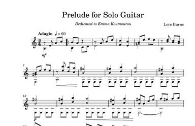 Prelude for Solo Guitar