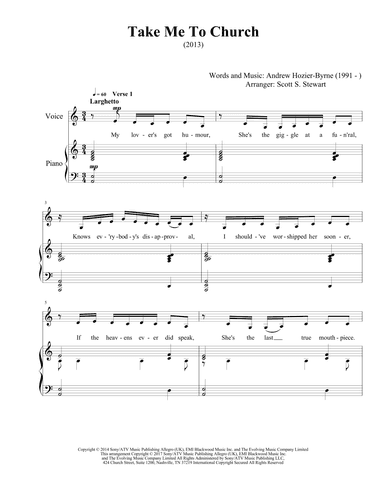Take Me To Church (arr. Scott S. Stewart)