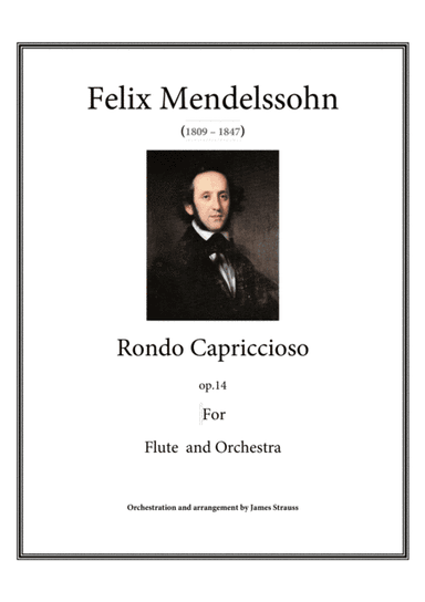 Rondo Capriccioso op.14 for flute and Orchestra (arr. James Strauss)
