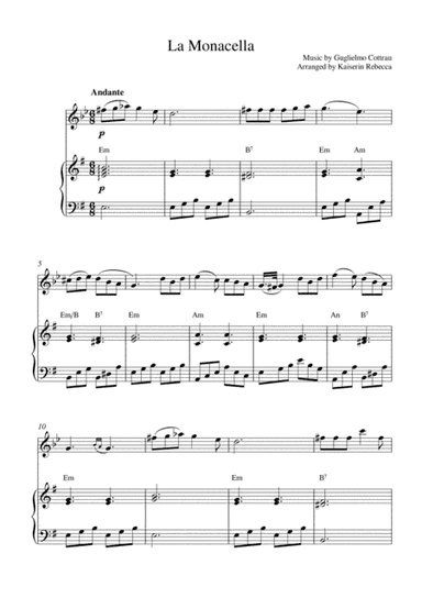 La Monacella (arr. Kaiserin Rebecca)