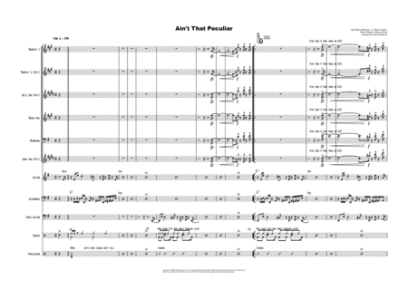 Ain't That Peculiar (arr. Daryl McKenzie)