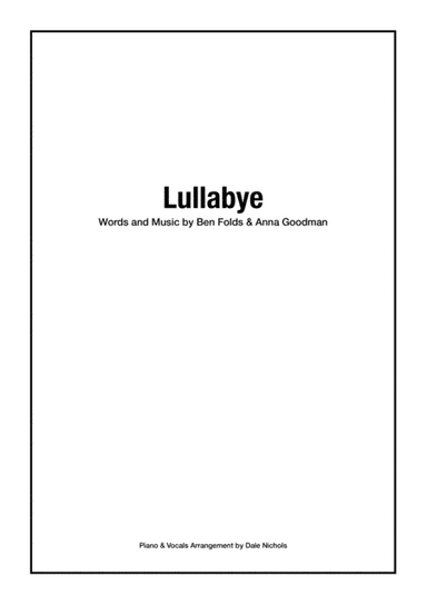 Lullabye (arr. Dale Nichols)