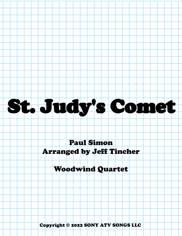St. Judy's Comet (arr. Jeff Tincher)