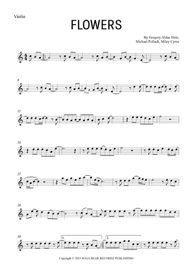Flowers (arr. Gabriel Oliveira)