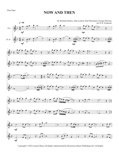 Now And Then (arr. P. R. Frederick)