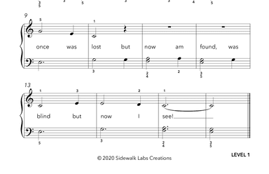 Amazing Grace (arr. Sidewalk Labs)