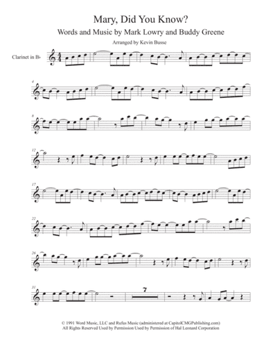 Mary, Did You Know? (arr. Kevin Busse)