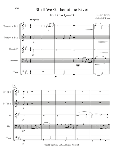 Shall We Gather at the River (arr. Nathaniel Hontz)