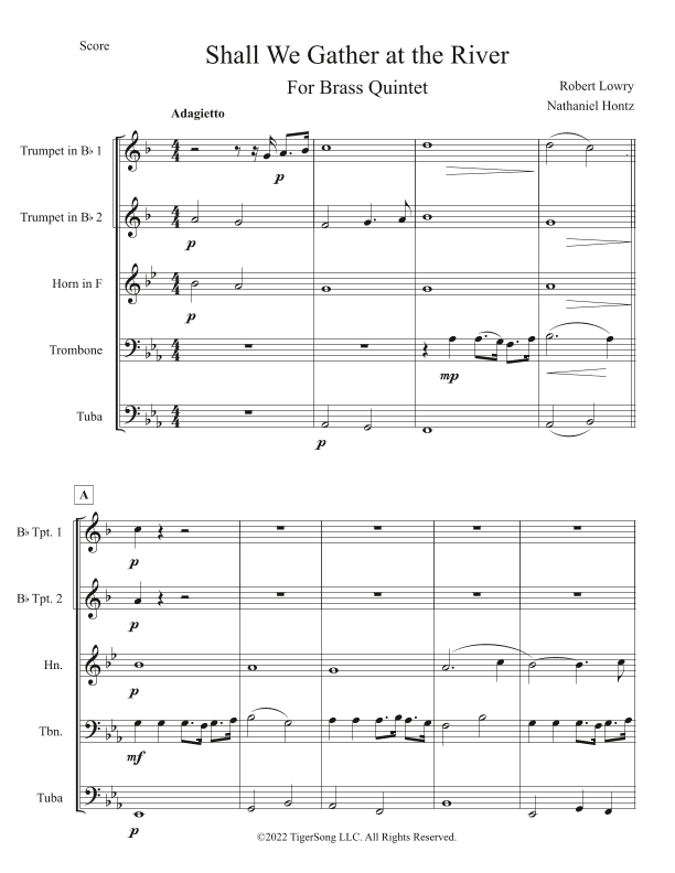 Shall We Gather at the River (arr. Nathaniel Hontz)