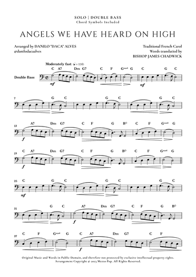 Angels We Have Heard On High (arr. Danilo "Daca" Alves)