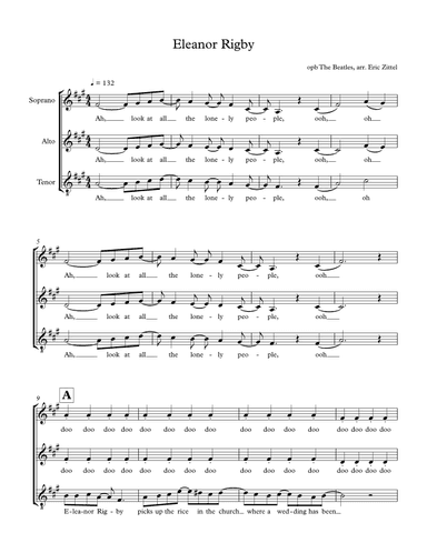 Eleanor Rigby (arr. Eric Zittel)