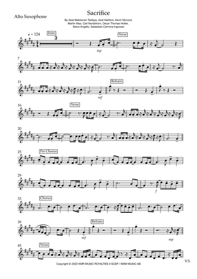 Sacrifice (arr. Matt Luff)