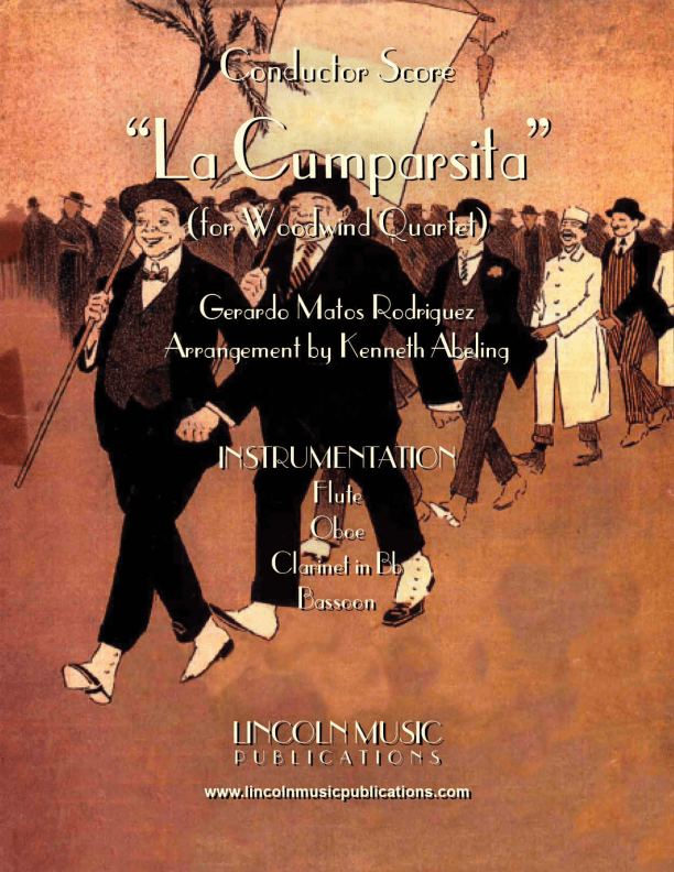 La Cumparsita (Tango) (for Woodwind Quartet) (arr. Kenneth Abeling)