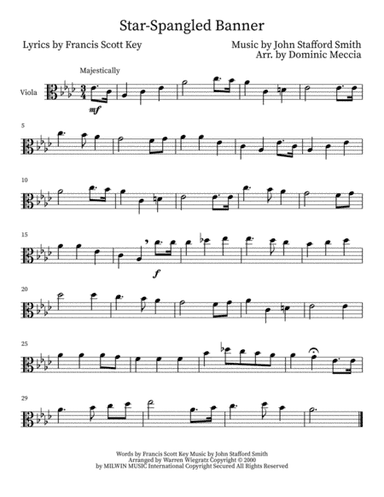 The Star Spangled Banner (arr. Dominic Meccia)