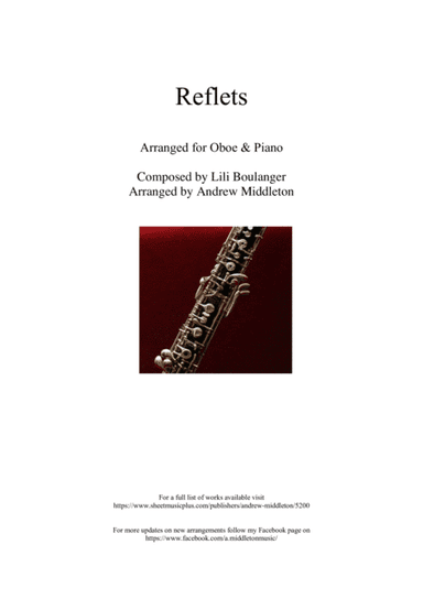 Reflets arranged for Oboe and Piano (arr. Andrew Middleton)