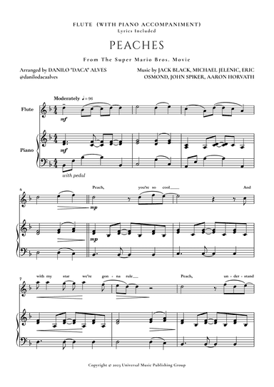 Peaches (arr. Danilo "Daca" Alves)