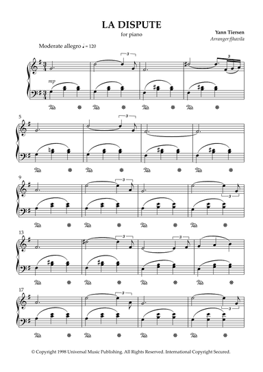 La Dispute (arr. Jhavilah)