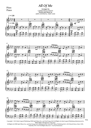 All Of Me (arr. Cássio Silva Chaves)
