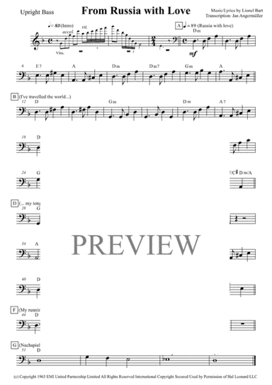 From Russia With Love (arr. Jan Angermüller)