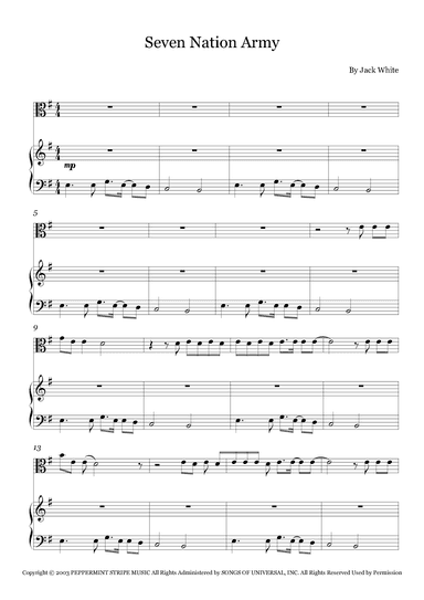 Seven Nation Army (arr. Fernanda Moura)