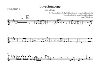 Love Someone (arr. Fabio Britto)