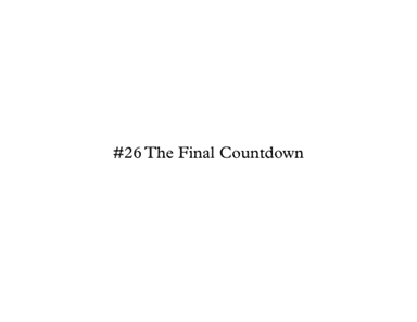 Final Countdown (arr. Scott Douglas)