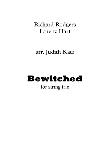 Bewitched (arr. Judith Kaz)