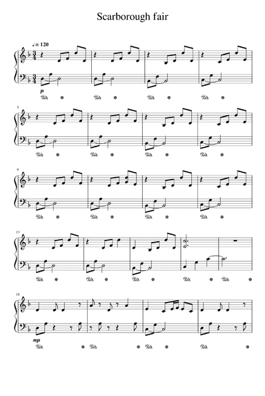 Scarborough Fair/canticle (arr. Paul Simon)