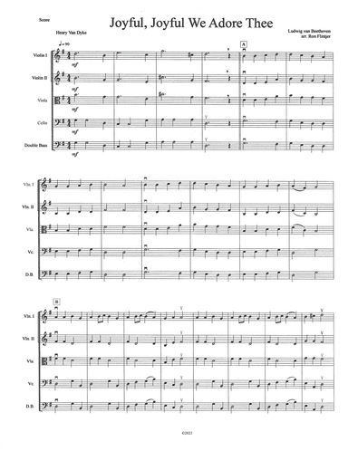 Joyful, Joyful We Adore Thee (Ode to Joy) (arr. Ron Flintjer)