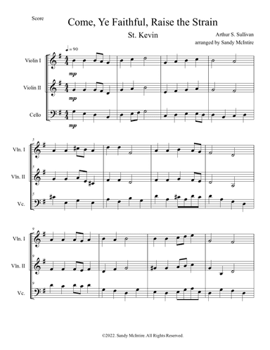 Come, Ye Faithful, Raise the Strain (arr. Sandy McIntire)