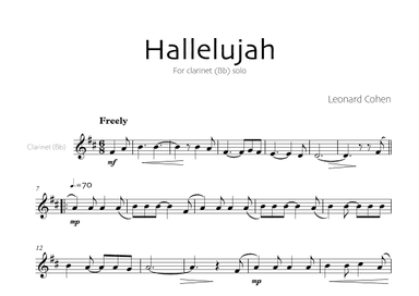 Hallelujah (arr. Robin Hood Editions)