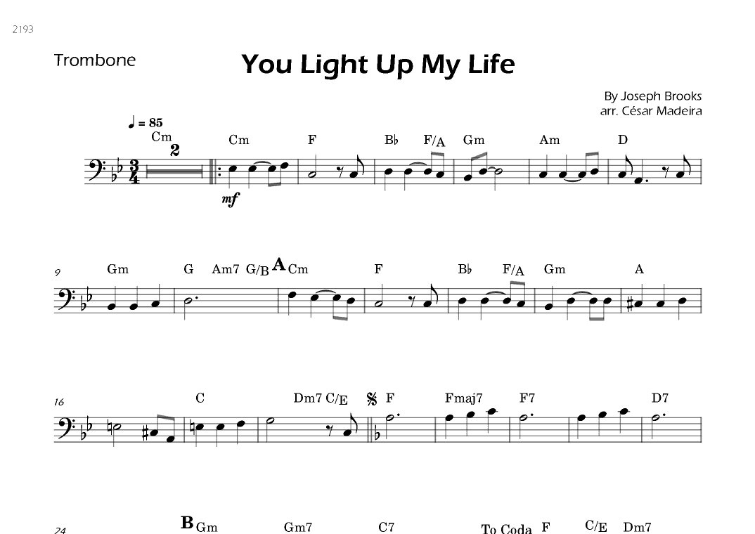 You Light Up My Life (arr. César Madeira)