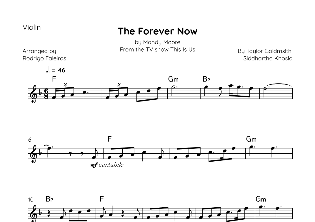 The Forever Now (arr. Rodrigo Faleiros)