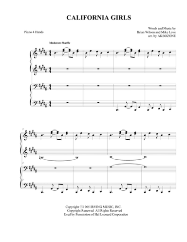 California Girls (arr. John Kim)