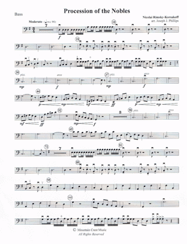 Procession of the Nobles-bass (arr. Joseph J. Phillips)