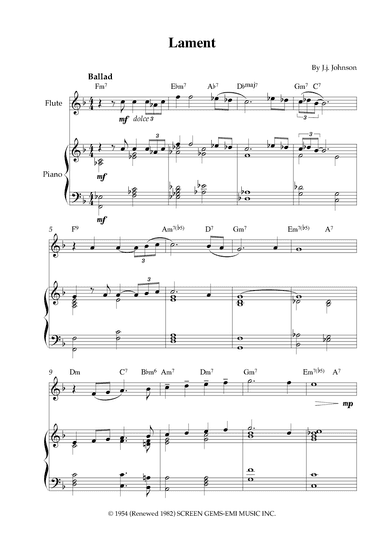 Lament (arr. Karen Gueiros)