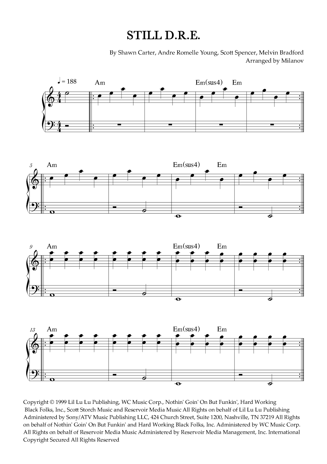 Still D.r.e. (arr. Milanov)