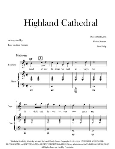 Highland Cathedral (arr. Luís Gustavo Rossato)