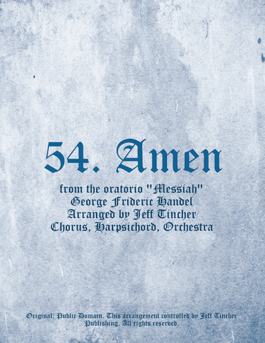 54. Amen (arr. Jeff Tincher)