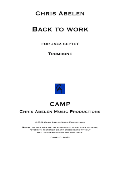 Back to work - trombone