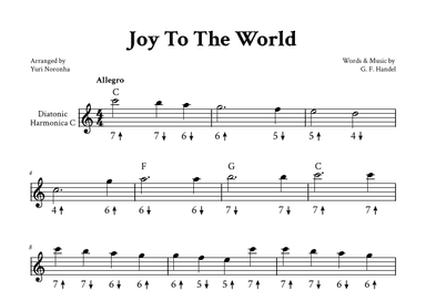 Joy To The World - Harmonica C (arr. Yuri Noronha)