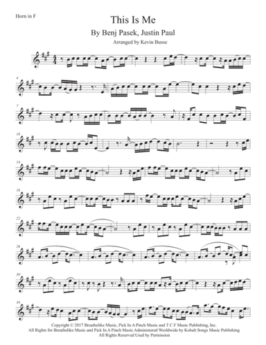This Is Me (arr. Kevin Busse)