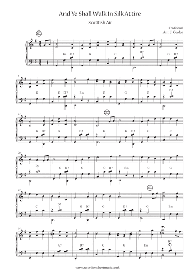 And Ye Shall Walk In Silk Attire (arr. Julia Gordon)