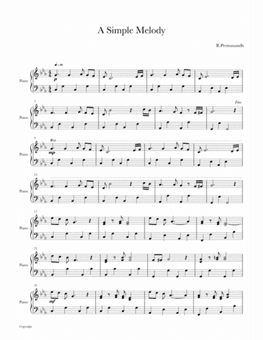 A Simple Melody