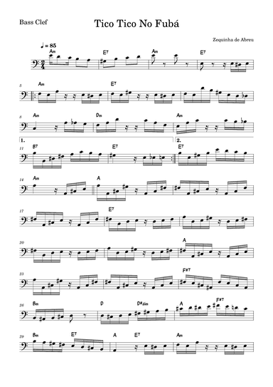 Tico Tico (tico Tico No Fuba) (arr. Fabio Eduardo de Oliveira)
